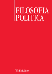 Cover: Filosofia politica - 0394-7297