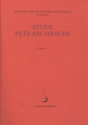 Cover of the journal Studi petrarcheschi - 1128-2045