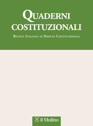 Cover of Quaderni costituzionali - 0392-6664