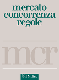 Copertina del fascicolo 3/2023 from journal Mercato Concorrenza Regole